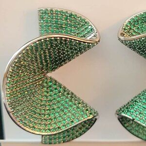 Henri Bendel Pave Frill Statement Stud